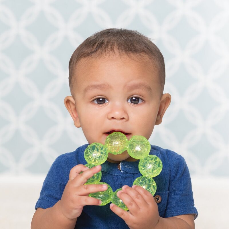 Infantino Water Baby Teether, Green