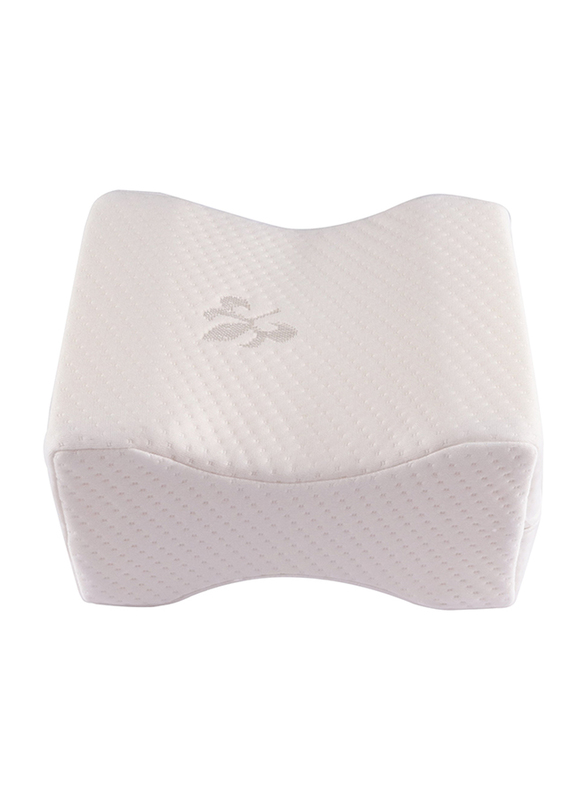 Moon Leg Support Pillow, White