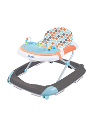Moon MUV Anti-Fall Brake Pads Baby Walker with Music and Sound, 6 Months +, Grey Dino