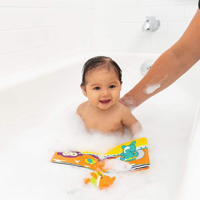 Infantino Bath Toys Book, Multicolor
