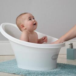 Shnuggle Baby Bath, White/Grey