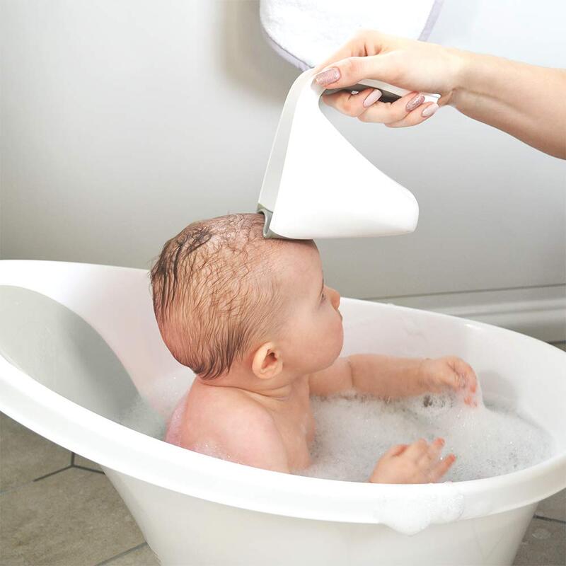 Shnuggle Washy Bath Jug for Kids, White