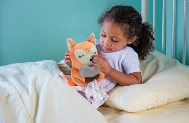 Summer Infant SwaddleMe Fox Little Heartbeats Soother, Orange/Brown/Grey