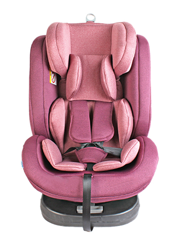 Moon Rover Baby/Infant 360° Rotate Convertible Car Seat, Group:0+/I/II/III, Pink