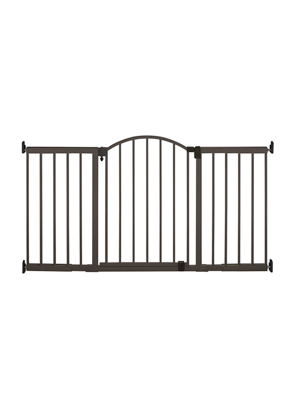 

Summer Infant Metal 6 Foot Wide Extra Tall Walk-Thru Expansion Gate, Brown