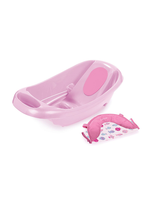 Summer Infant Splish 'N Splash Bath Tub, 0-2 Years, Pink