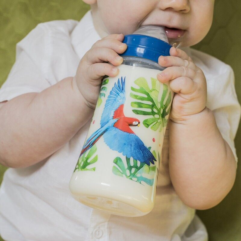Tommy Lise Feathery Mood Baby Feeding Bottle 360ml, Multicolor