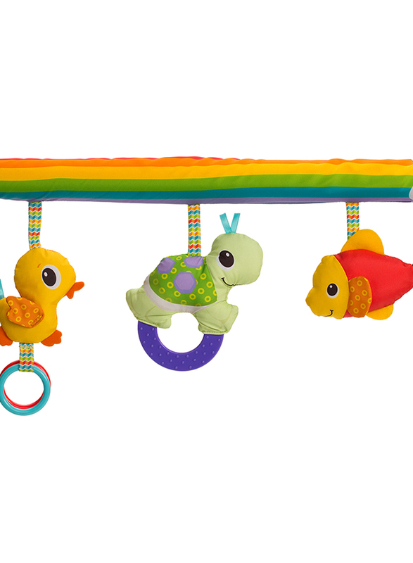 Infantino Explore & Store Activity Gym, Turtles, Pink/Green