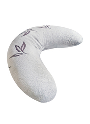 Moon Bamboo Rayon Heat Regulating Support Pillow, White
