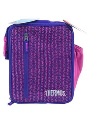 Thermos Uprights with Ldpe Liner Lunch Bag for Girl, Pink/Blue
