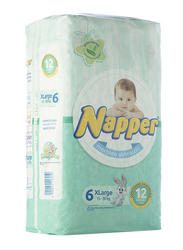 Napper Morbido Abbraccio Soft Hug Parmon Diapers, Size 6, Extra Large, 15-30 kg, 12 Count