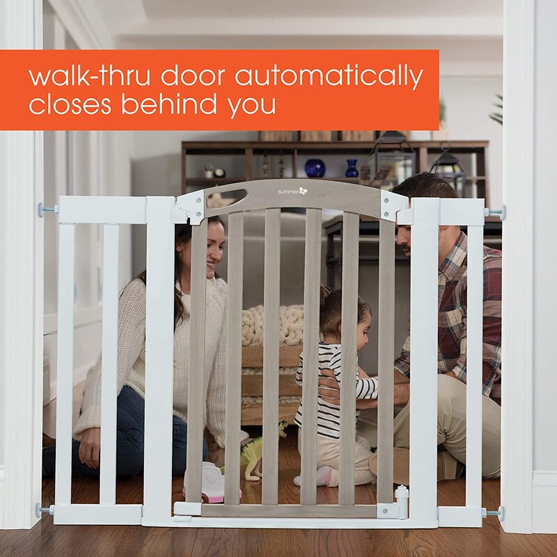Summer Infant Chatham Post Safety Gate, White/Grey