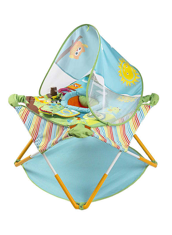 

Summer Infant Pop N Jump Portable Activity Center, Blue/Green