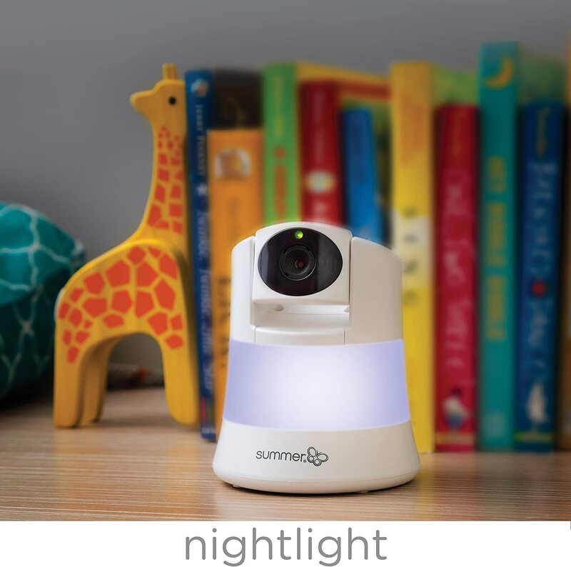 Summer Infant Baby Color Video Monitor In View 2.0 with Night Vision, White/Purple