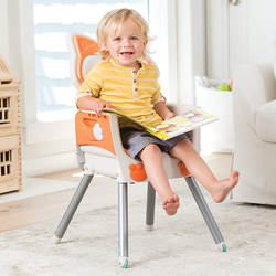 Infantino Grow with Me 4-In-1 Convertible High Chair, Orange