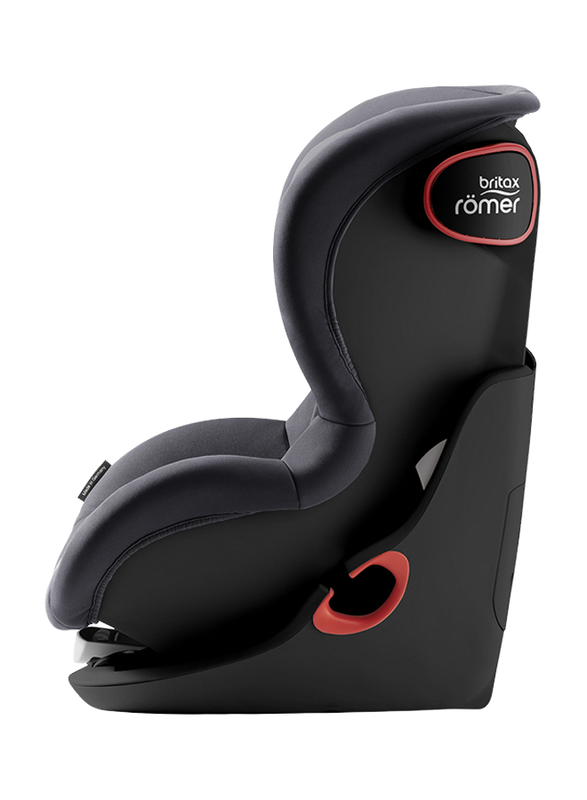Britax Romer King II LS Black Series Car Seat, Group 1, 9 Months To 4 Years, Storm Grey