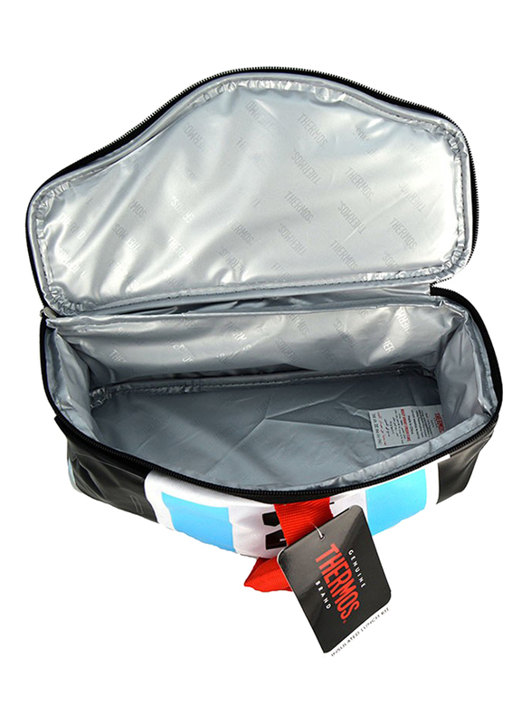 Thermos Novelty Lunch Bag, Police Car, Black/White/Blue