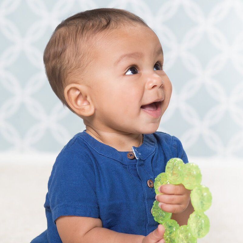 Infantino Water Baby Teether, Green