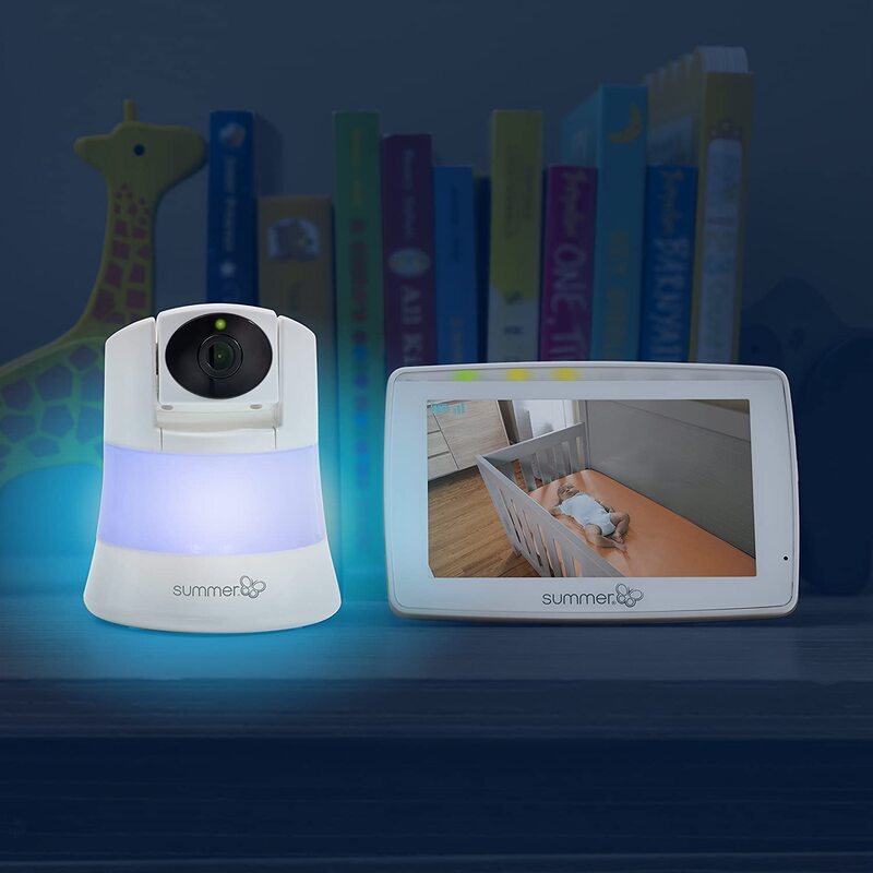 Summer Infant Baby Color Video Monitor In View 2.0 with Night Vision, White/Purple