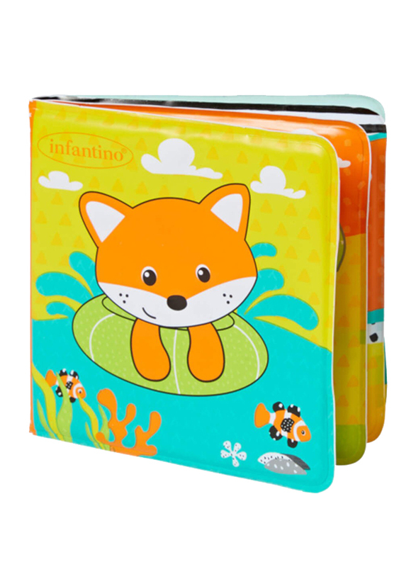Infantino Bath Toys Book, Multicolor