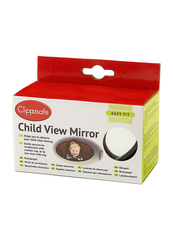 

Clippasafe Child View Mirror, Black
