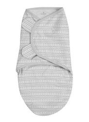 Summer Infant SwaddleMe Original Cotton Swaddle, Arrows Up, Small, 0-3 Months, Grey