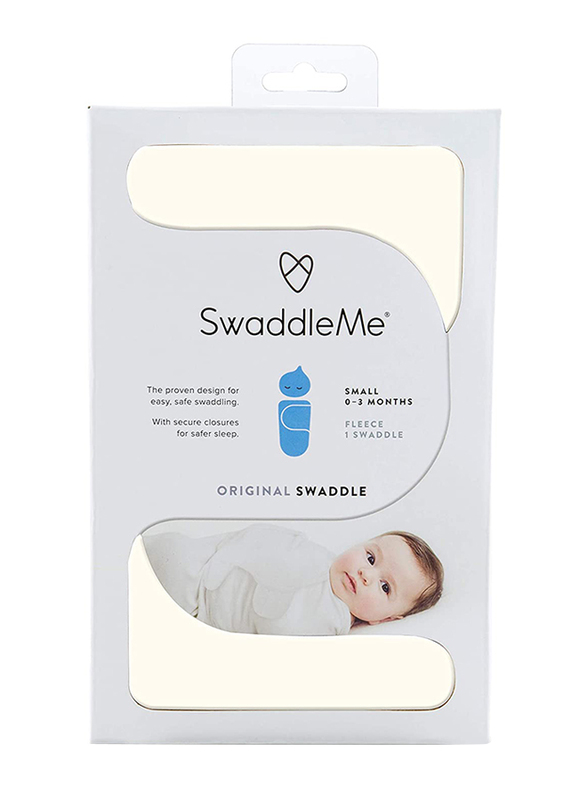 Summer Infant SwaddleMe Original Cotton Swaddle, 0-3 Months, Ivory