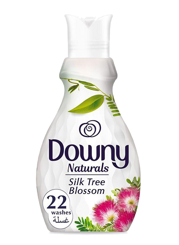Downy Naturals Concentrate Silk Tree Blossom Scent Fabric Softener, 4 Bottles x 880ml