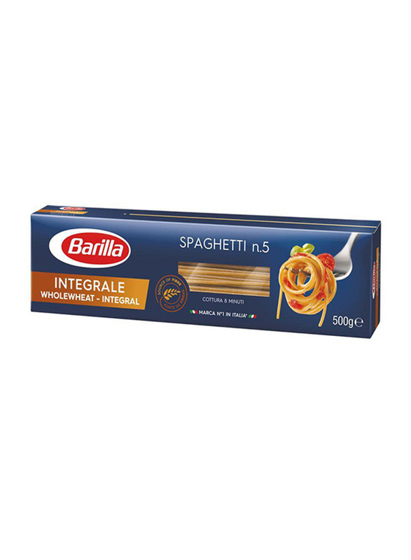 Barilla Integrale Whole Wheat Spaghetti, 5 Boxes x 500g
