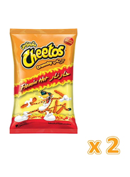 Cheetos Flamin' Hot Crunchy Chips, 2 Packets x 205g