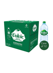 Volvic Natural Spring Water, 12 Bottles x 1.5 Liter
