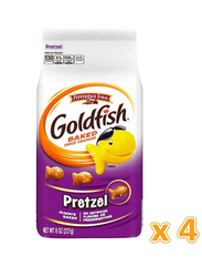 Peppridge Farm Goldfish Pretzel Baked Snack Crackers, 4 x 227g