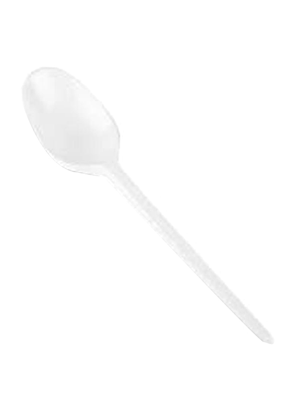 Falcon 1000-Piece Plastic Tea Spoon, White