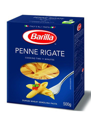 Barilla Penne Rigate Semolina Pasta, 3 Boxes x 500g