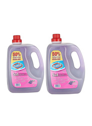 Clorox 5-in-1 Lavender Disinfectant Floor Cleaner, 2 Gallons x 4.5 Liters