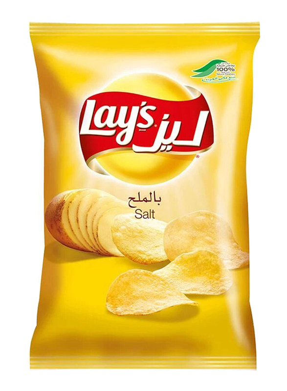 Lay's Salt Potato Chips, 2 Packs x 170g