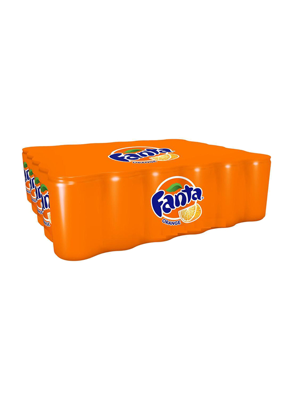 Fanta Orange Soft Drink, 30 Cans x 150ml