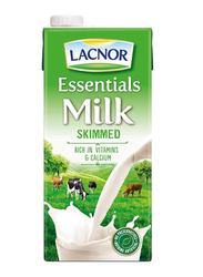 Lacnor Skimmed Milk, 12 x 1 Liter