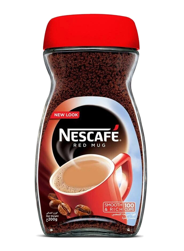 Nescafe Red Mug Coffee, 2 Jar x 200g