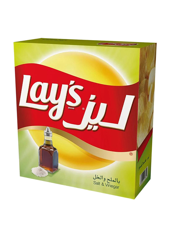 Lay's Salt & Vinegar Potato Chips, 14 Packs x 23g