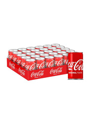Coca Cola Regular Soft Drink, 30 Cans x 150ml