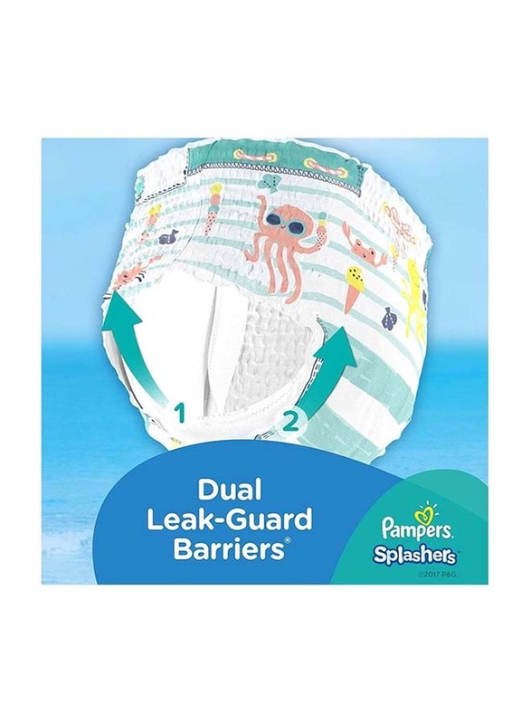 Pampers Splashers Swimming Pants, Size 4-5, 9-15 kg, Carry Pack, 11 Count