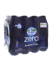 Al Ain Zero Sodium Free Bottled Drinking Water, 24 Bottles x 500ml