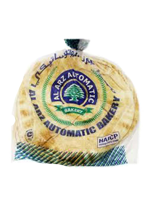 Al Arz Bakery White Arabic Bread, Large, 2 Packs