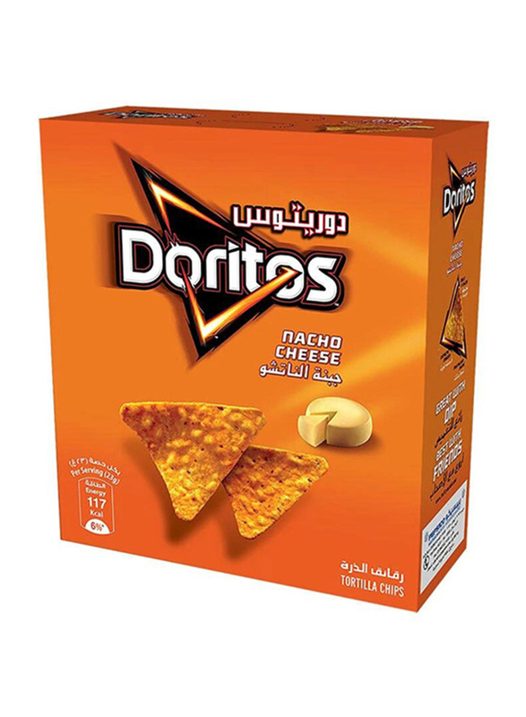 Doritos Nacho Cheese Tortilla Chips, 12 Pack x 23g