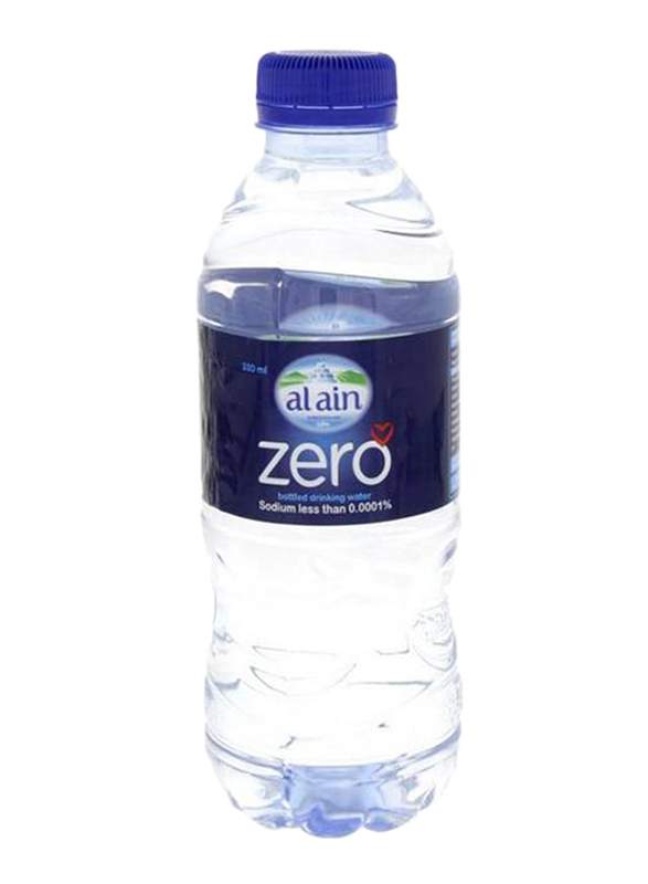 Al Ain Zero Sodium Free Bottled Drinking Water, 240 Bottles x 330ml