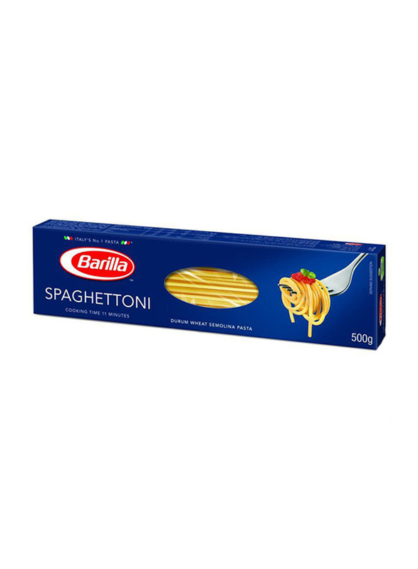 Barilla Spaghettoni No.7 Semolina Pasta, 5 Boxes x 500g