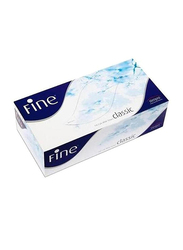 Fine Classic Facial Tissues, 5 Boxes x 150 Sheets x 2 Ply
