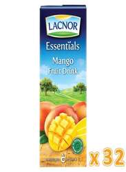 Lacnor Essentials Mango Juice, 32 x 180ml