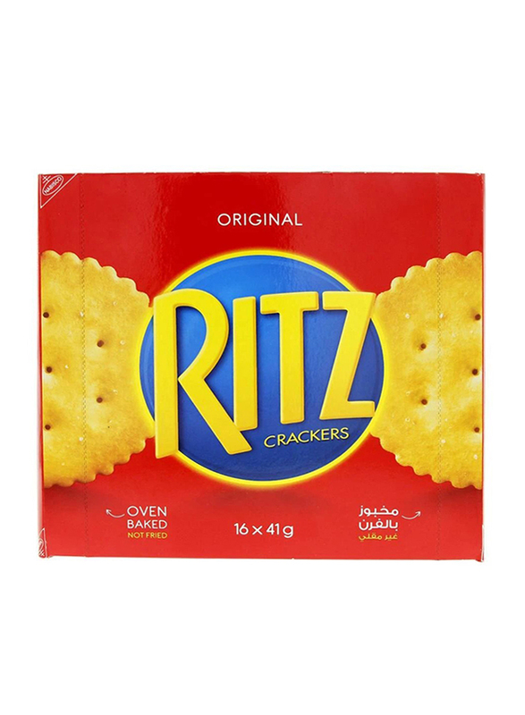 Ritz Original Crackers Biscuits, 2 Boxes x 16 Packs x 41g